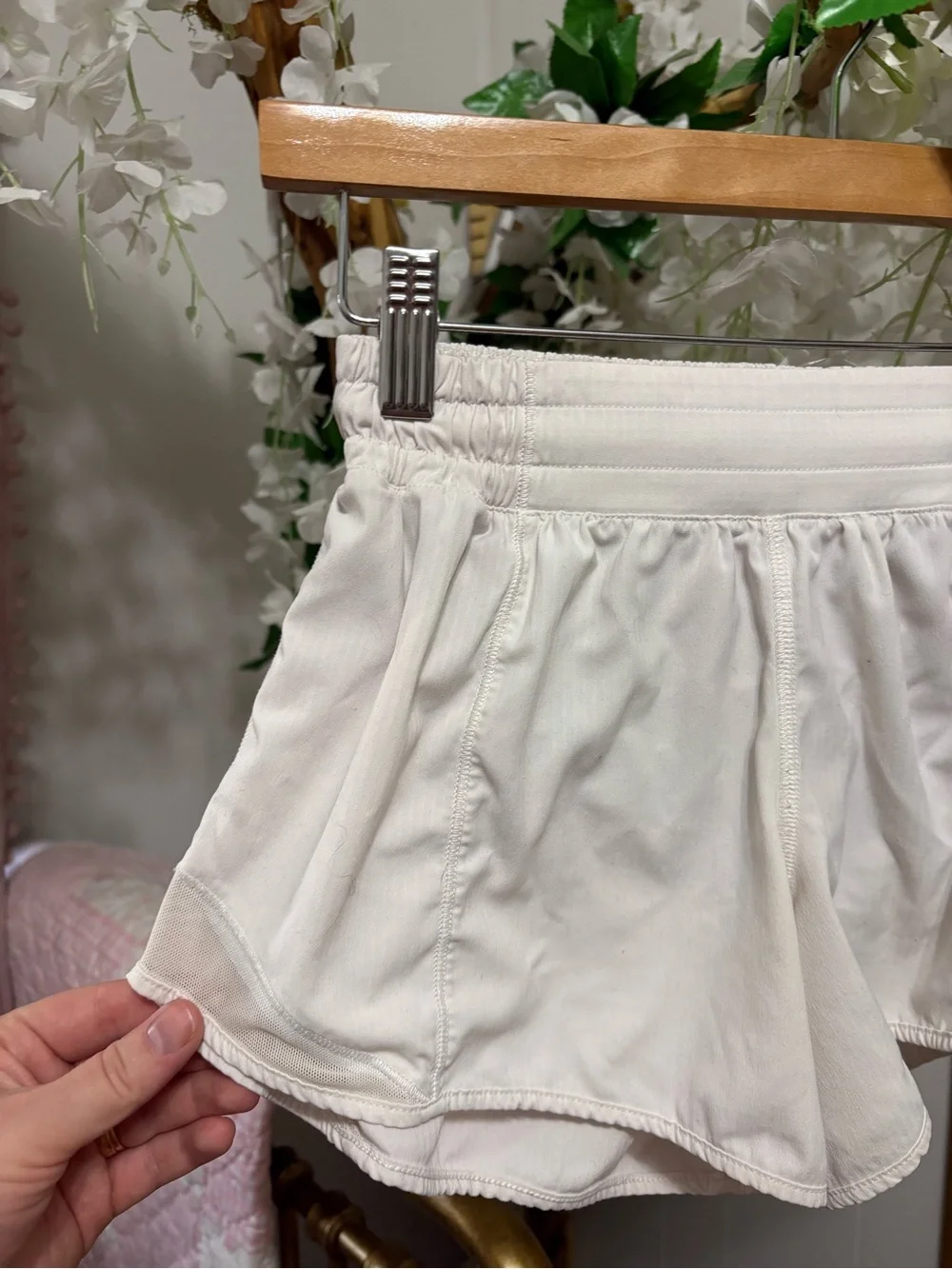 lululemon athletica Hotty Hot Lined Shorts  Bone